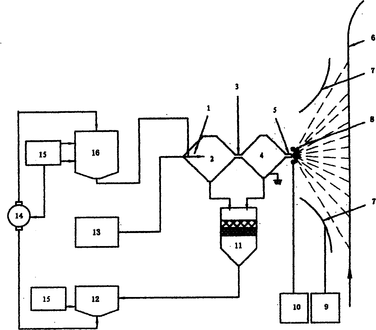 Multistage atomizing spray anti-rust oil process