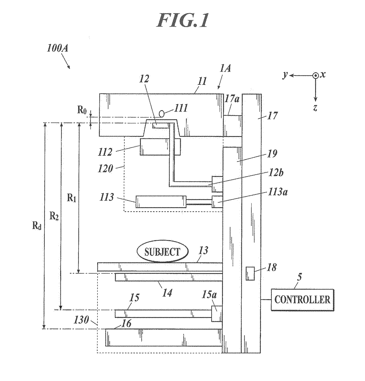 Radiation capturing system