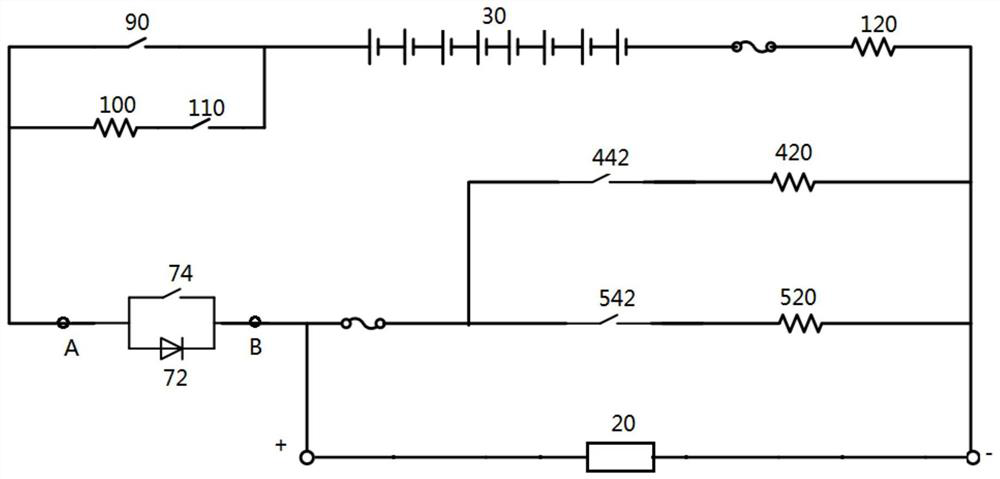 Lithium battery system and overhead working truck