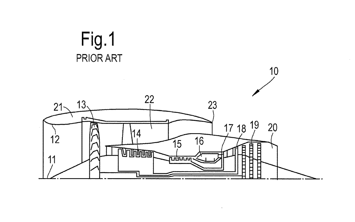 Axial flow machine cooling system