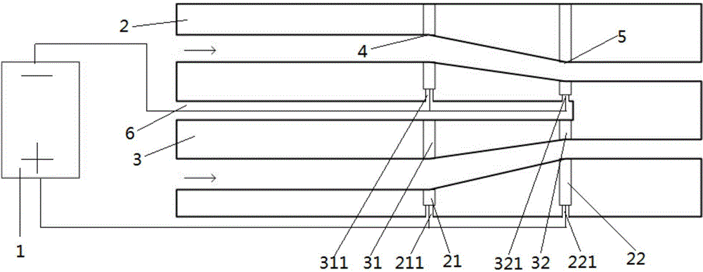 An electric pulse assisted pipe processing device