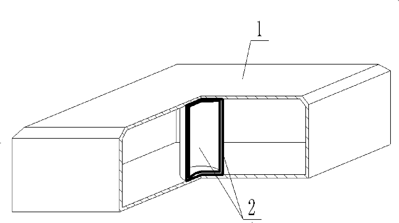 Mould component for concrete filling