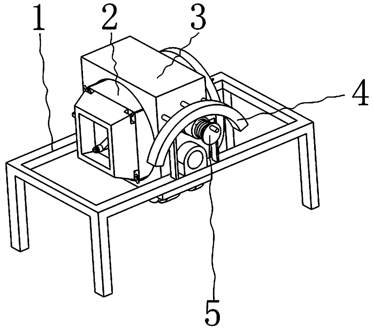 Square agitator used in constructional engineering