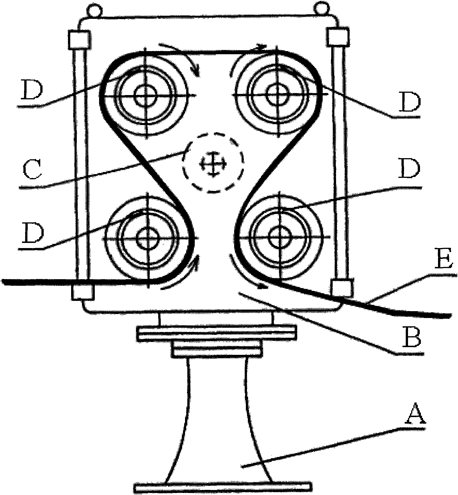 Net hauling machine