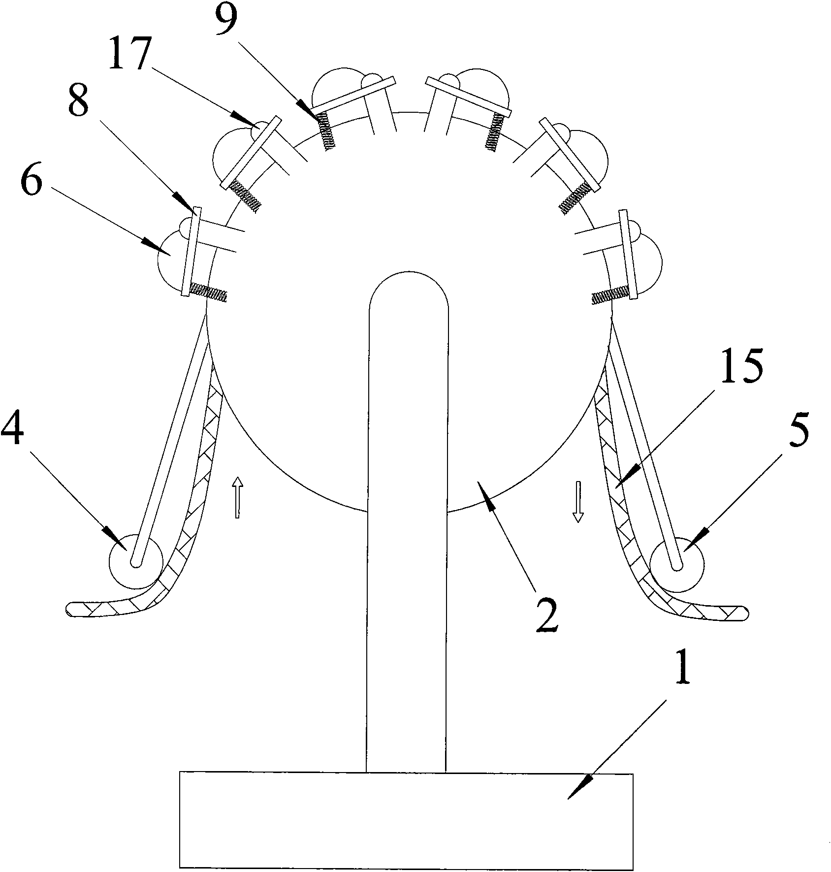 Net hauling machine