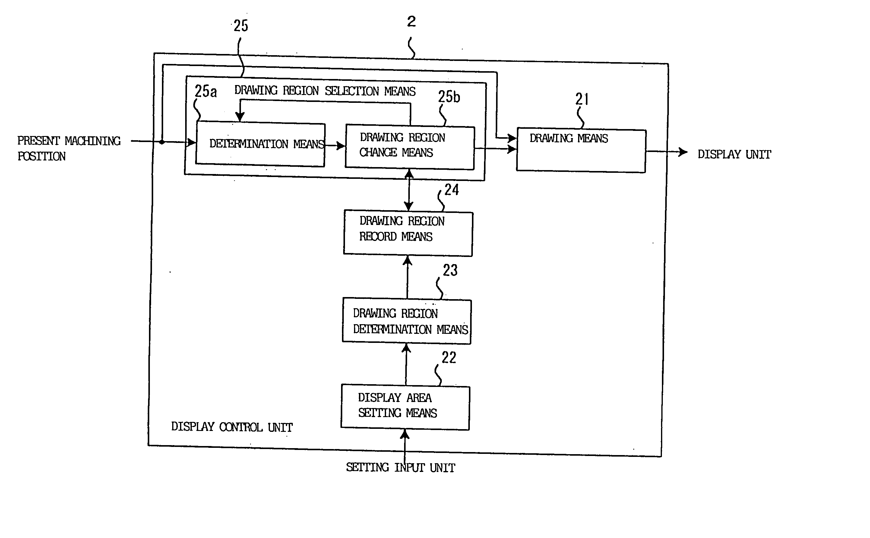 Machining configuration drawing apparatus and machining configuration drawing method