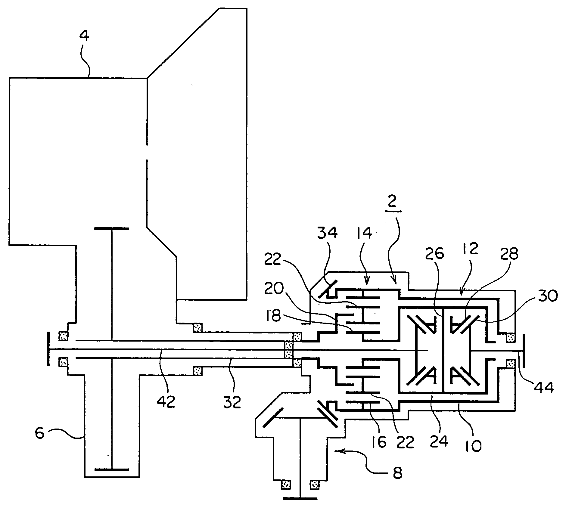 Power transmission system for vehicle