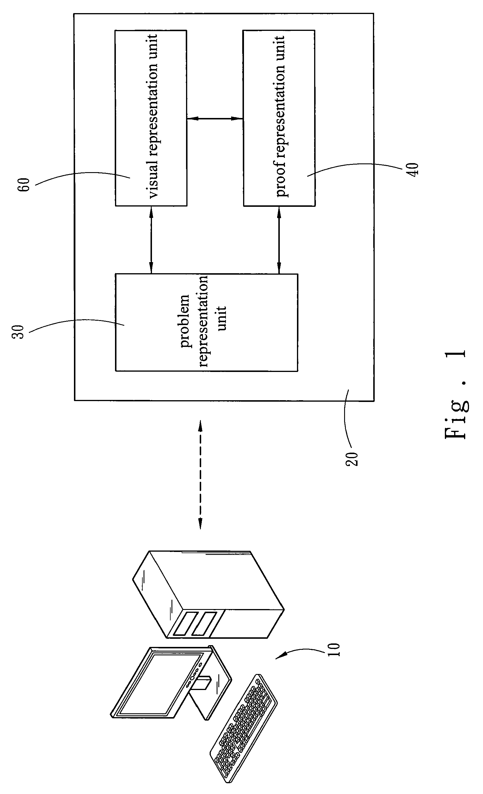 Interactive digital learning system and method using multiple representations to assist in geometry proofs