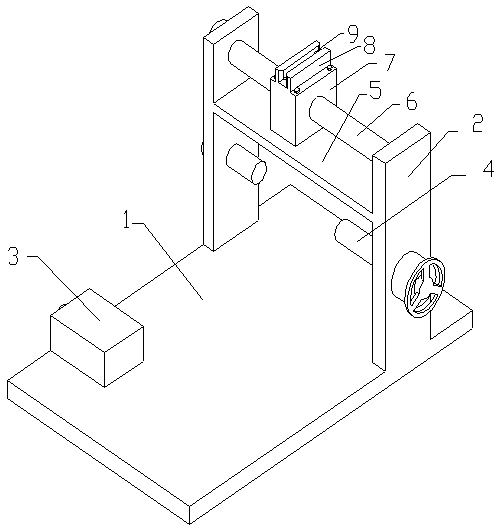 Electric wire take-up stand