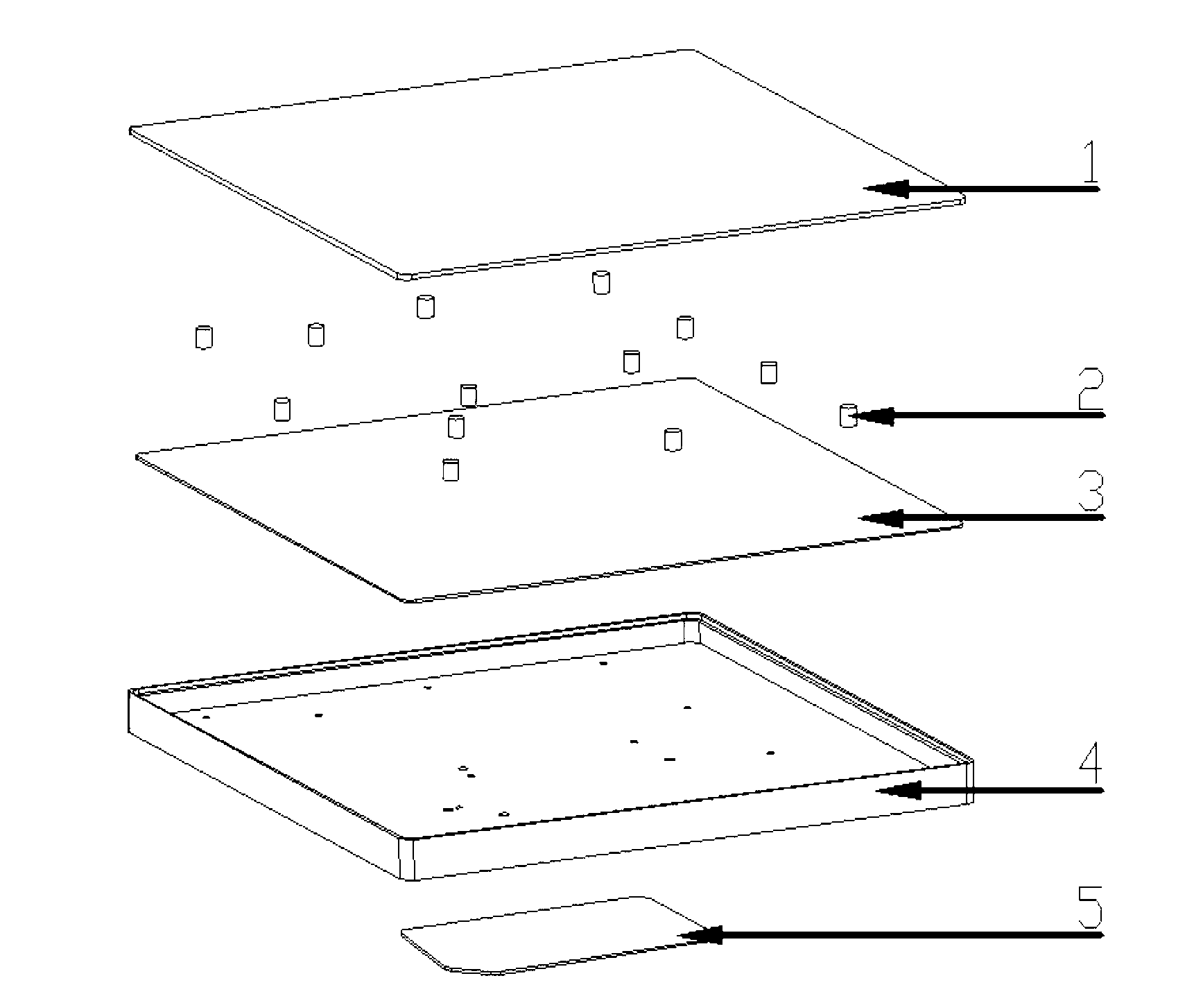 High-gain multilayer dielectric composite dual-circular-polarization micro-strip array antenna