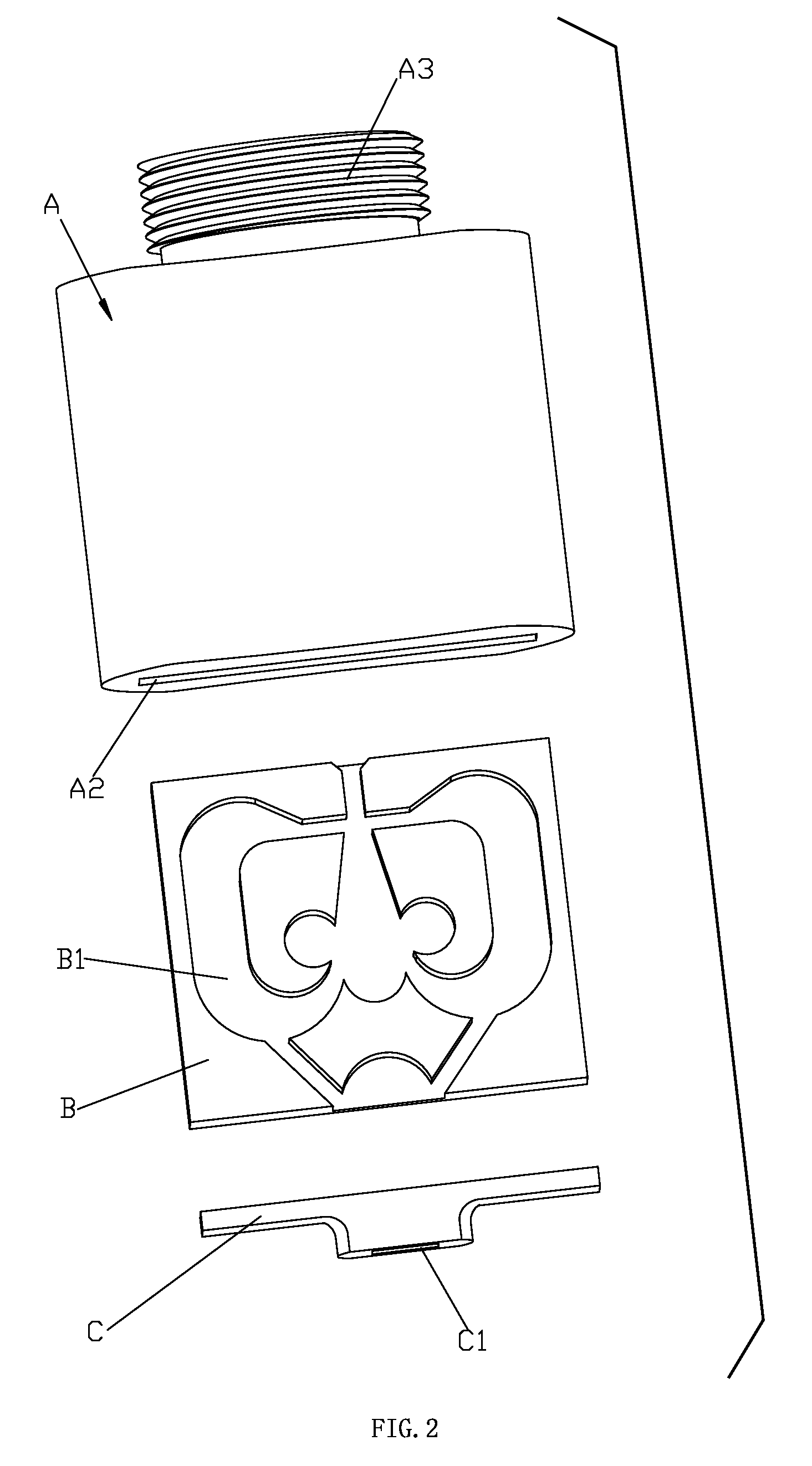 Outlet mechanism with pulsatile splash