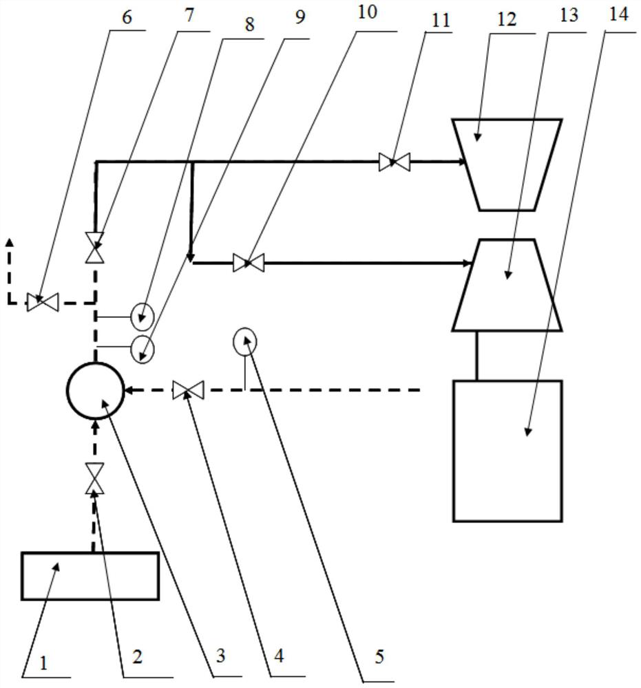 Washing system and washing method for accumulated salt of power station steam turbine