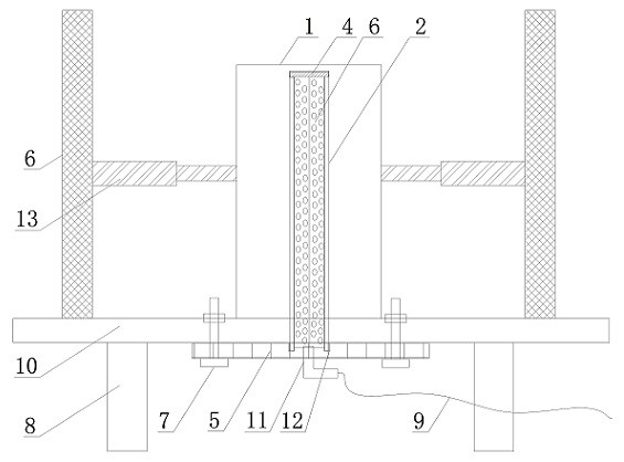 Detachable remolded silt hollow cylinder sample preparation device and use method thereof