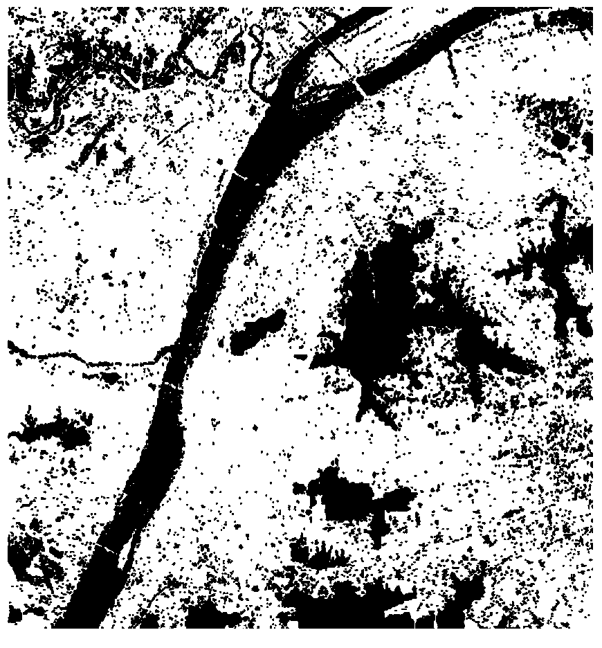 SAR image channel extraction method combining gray-level threshold-value segmentation and contour shape identification