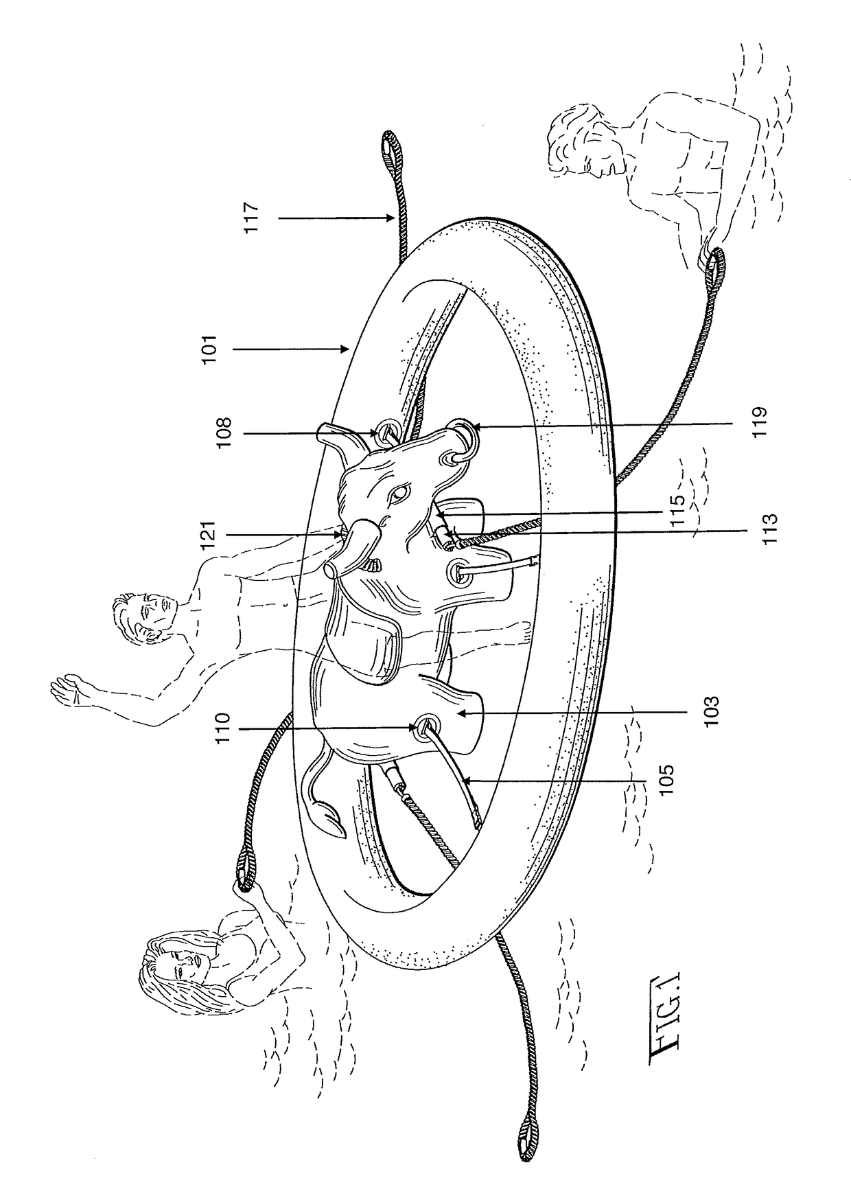 Inflatable Ride-On Water Toy