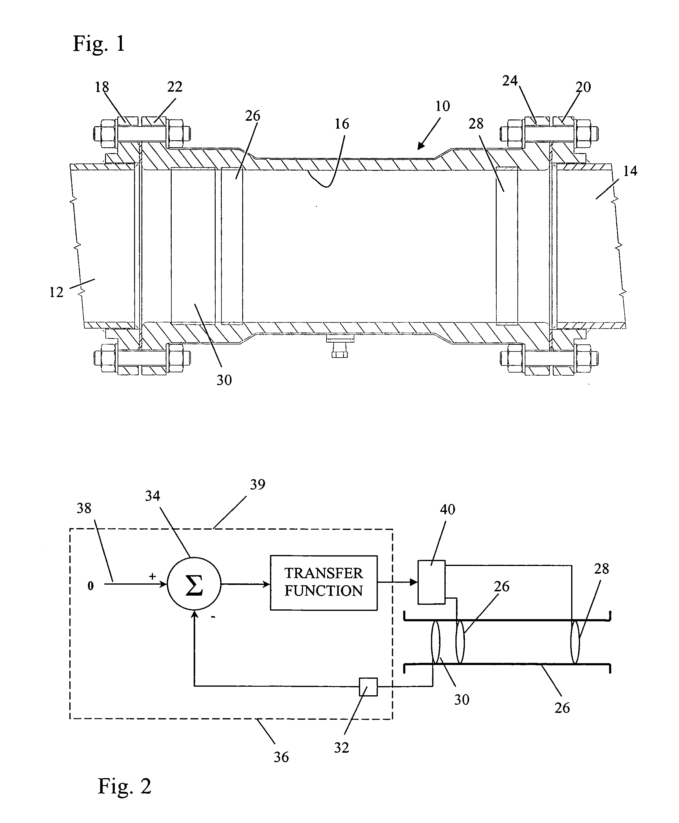 Control for galvanic corrosion inhibiting coupling