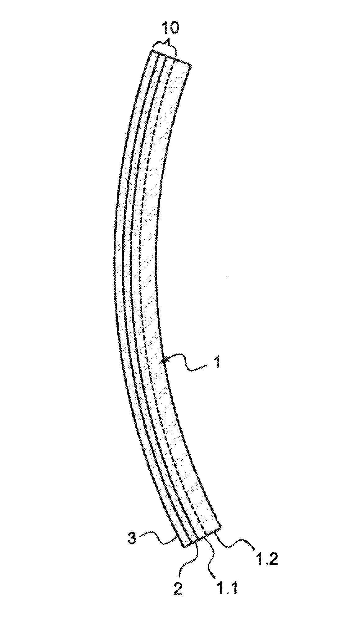 Method for producing a polarising lens and corresponding polarising lens