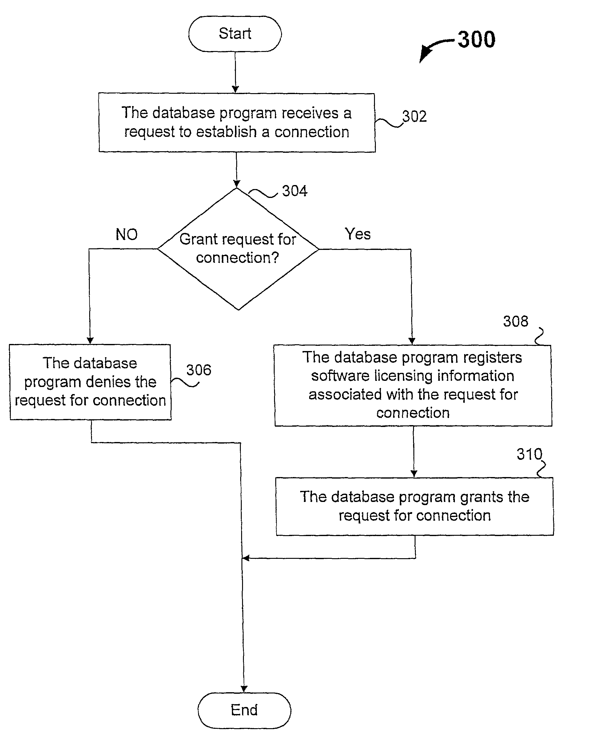 Network copy protection for database programs