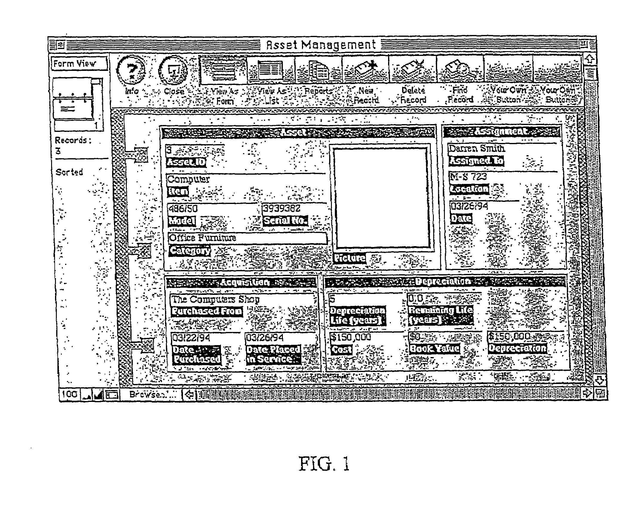 Network copy protection for database programs