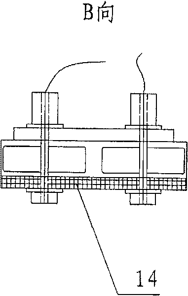 Vehicle mounted pneumatic locust catching machine