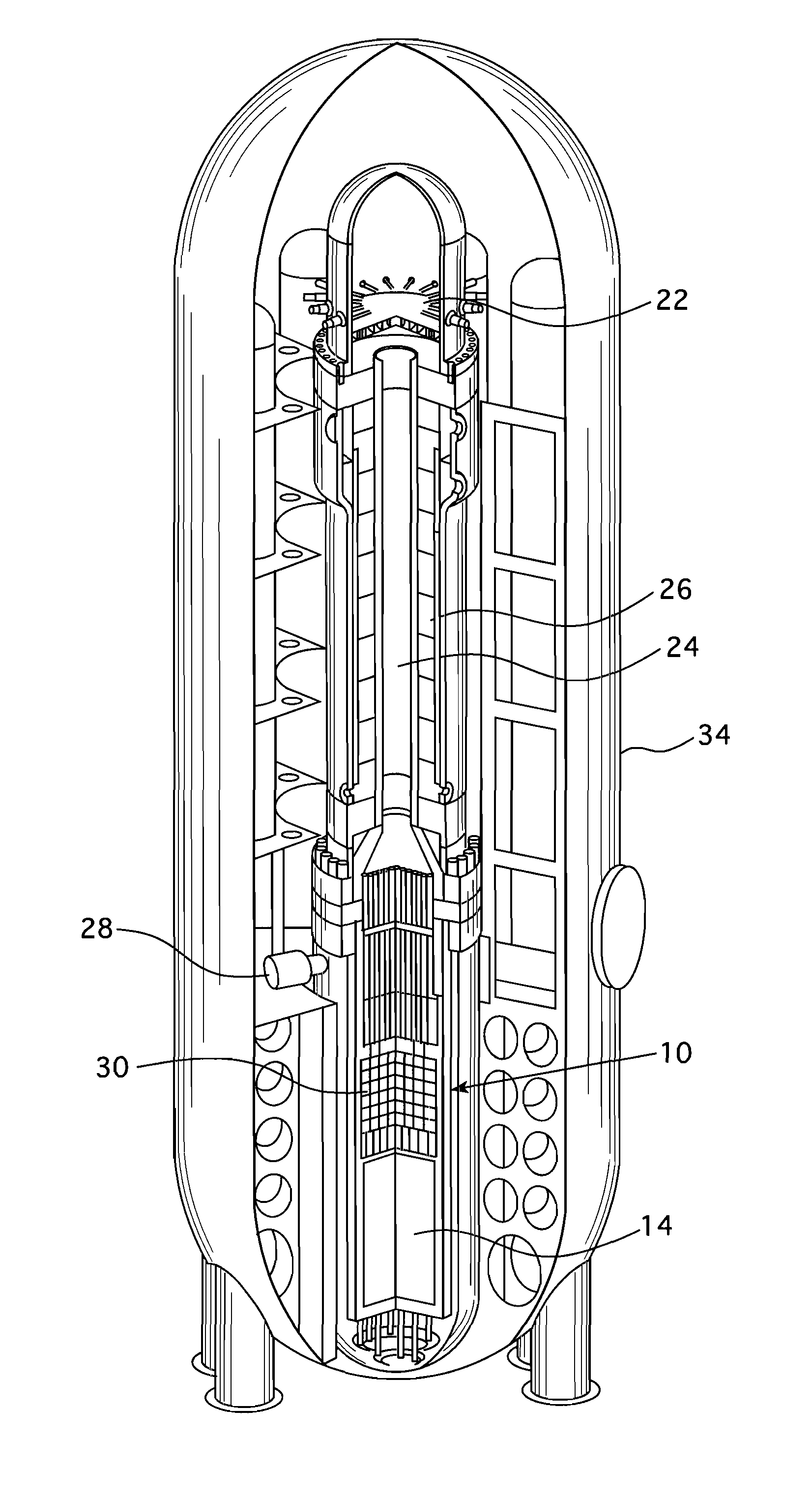 Pressurized water reactor compact steam generator