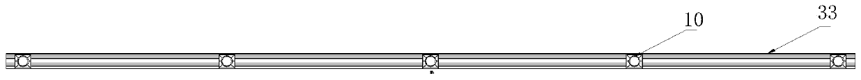 Leveling keel and leveling framework