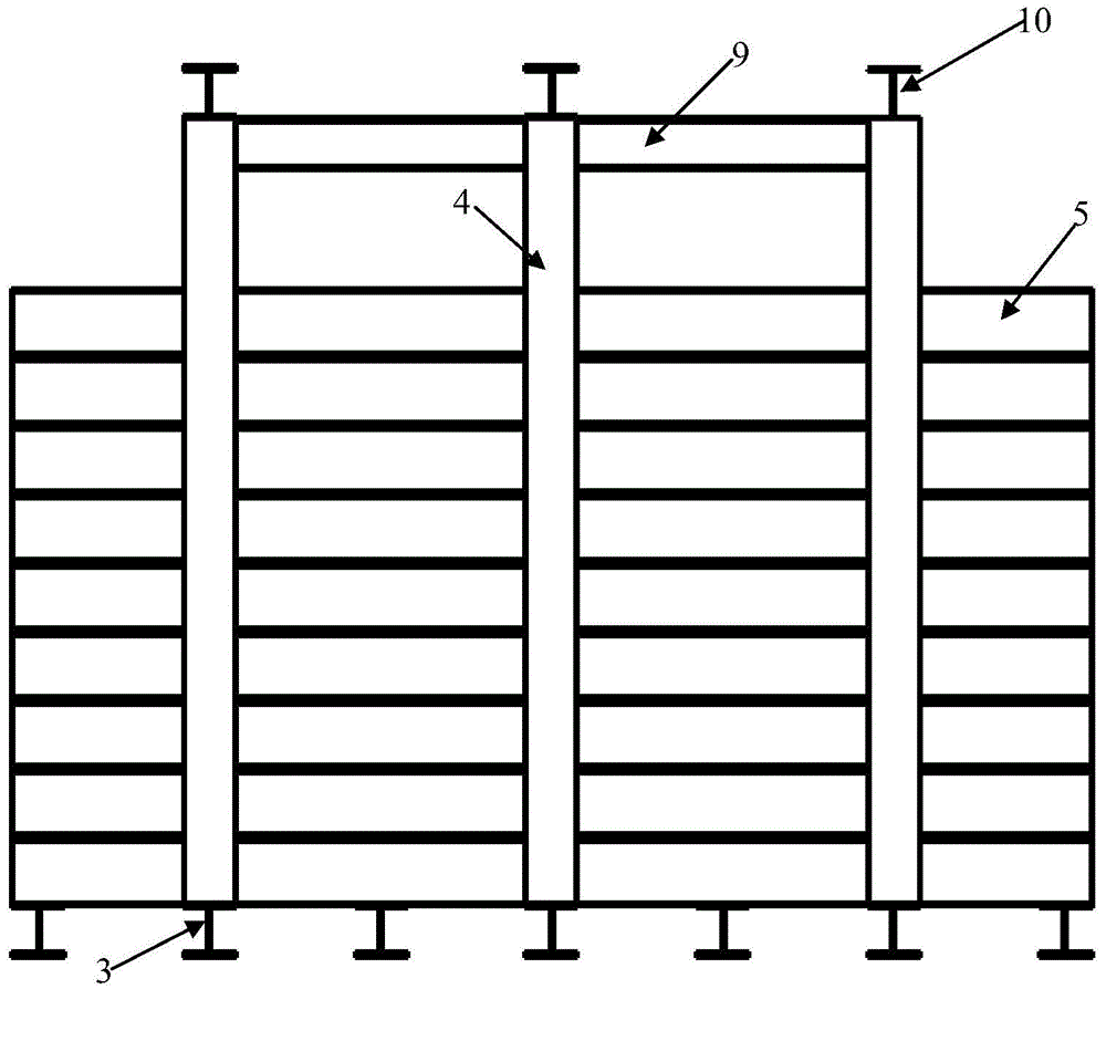 Large frozen soil model test system with moisturizing function and frost heaving test function