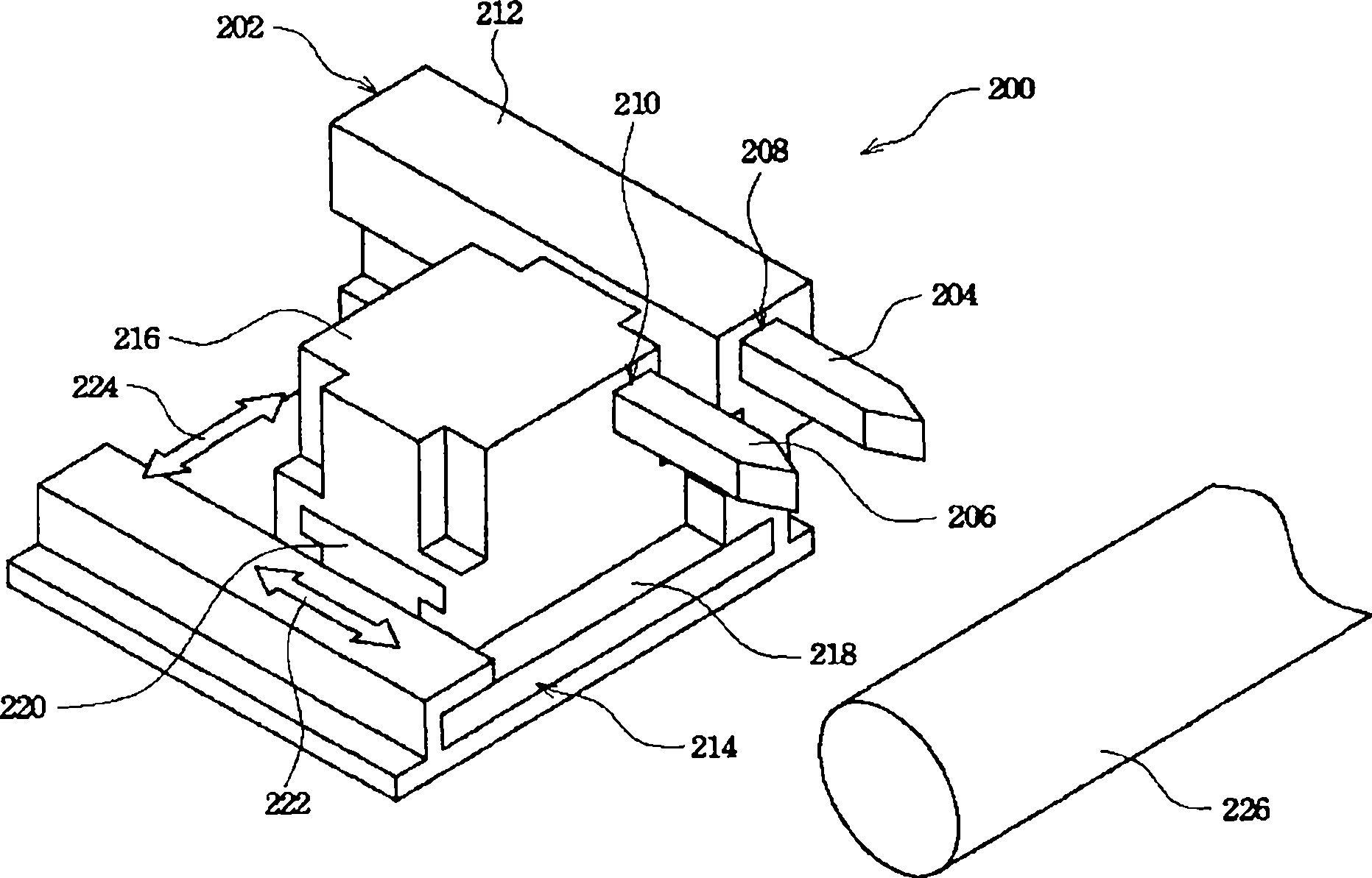 Device and method for processing roller micro groove