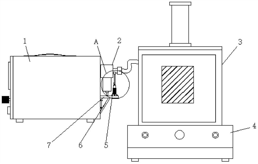 Air tightness and electrical property two-in-one rapid tool clamp detection device