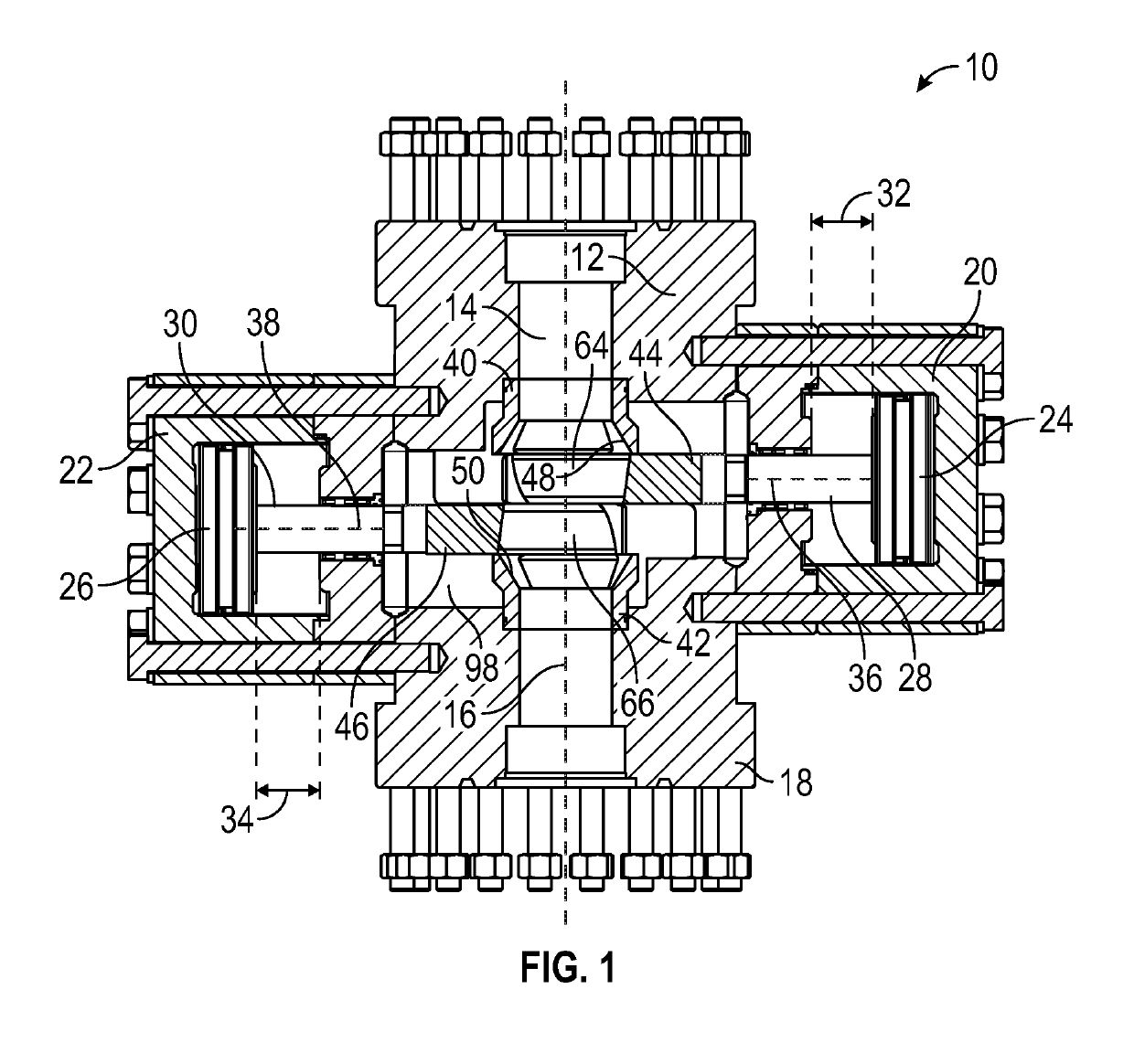 Dual compact cutting device intervention system