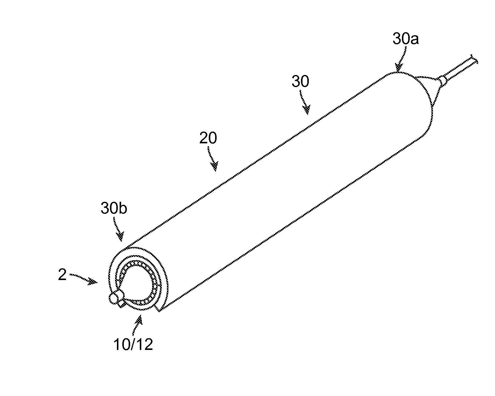 Clip sheath for a polymer scaffold