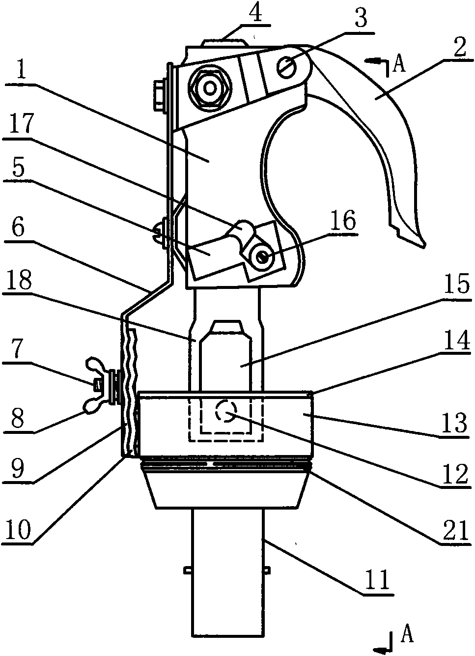 Rotary e grounding wire clip