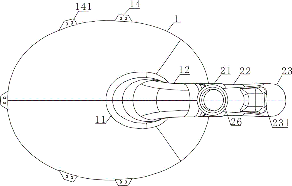 Toilet sewage structure