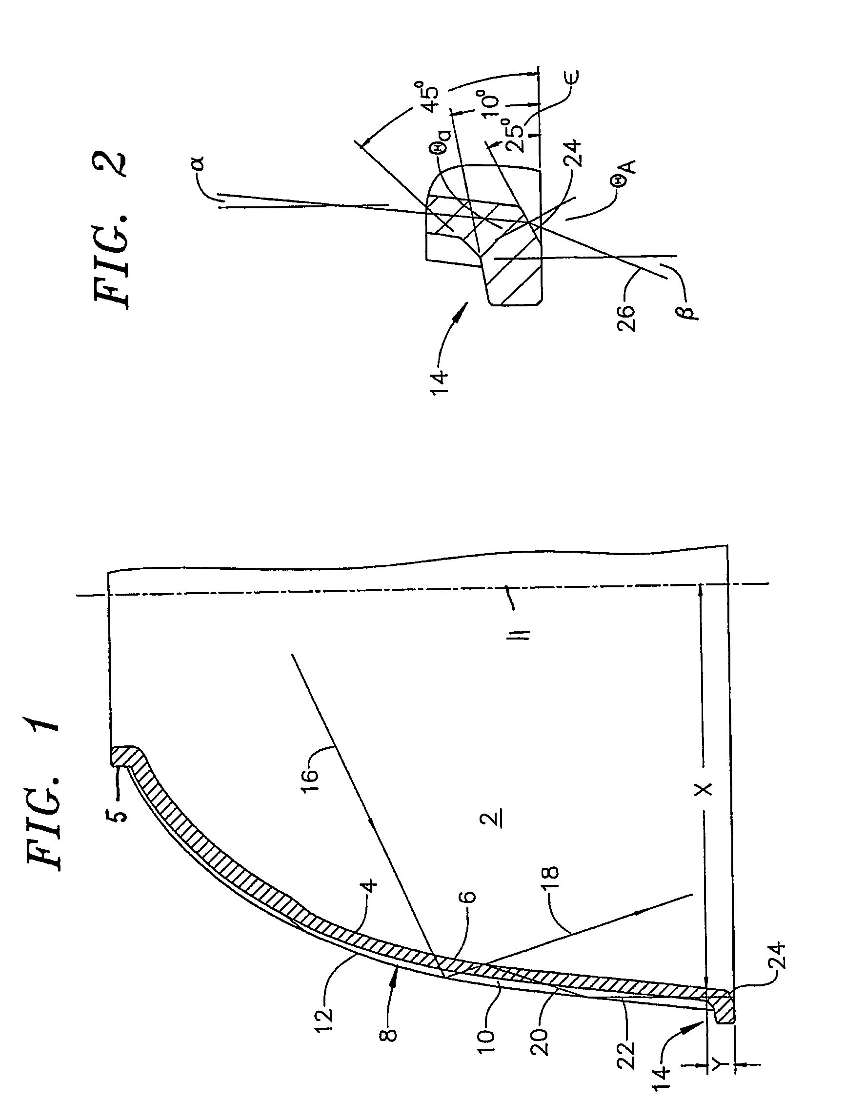 Luminaire reflector with light-modifying flange