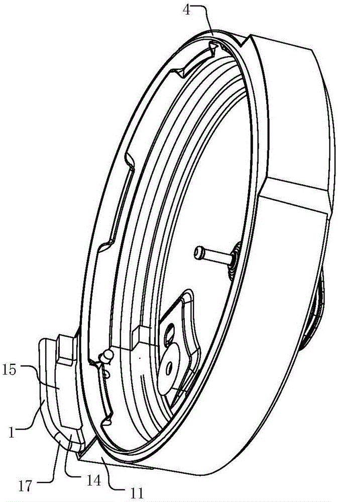 Pot lid connecting structure and pot