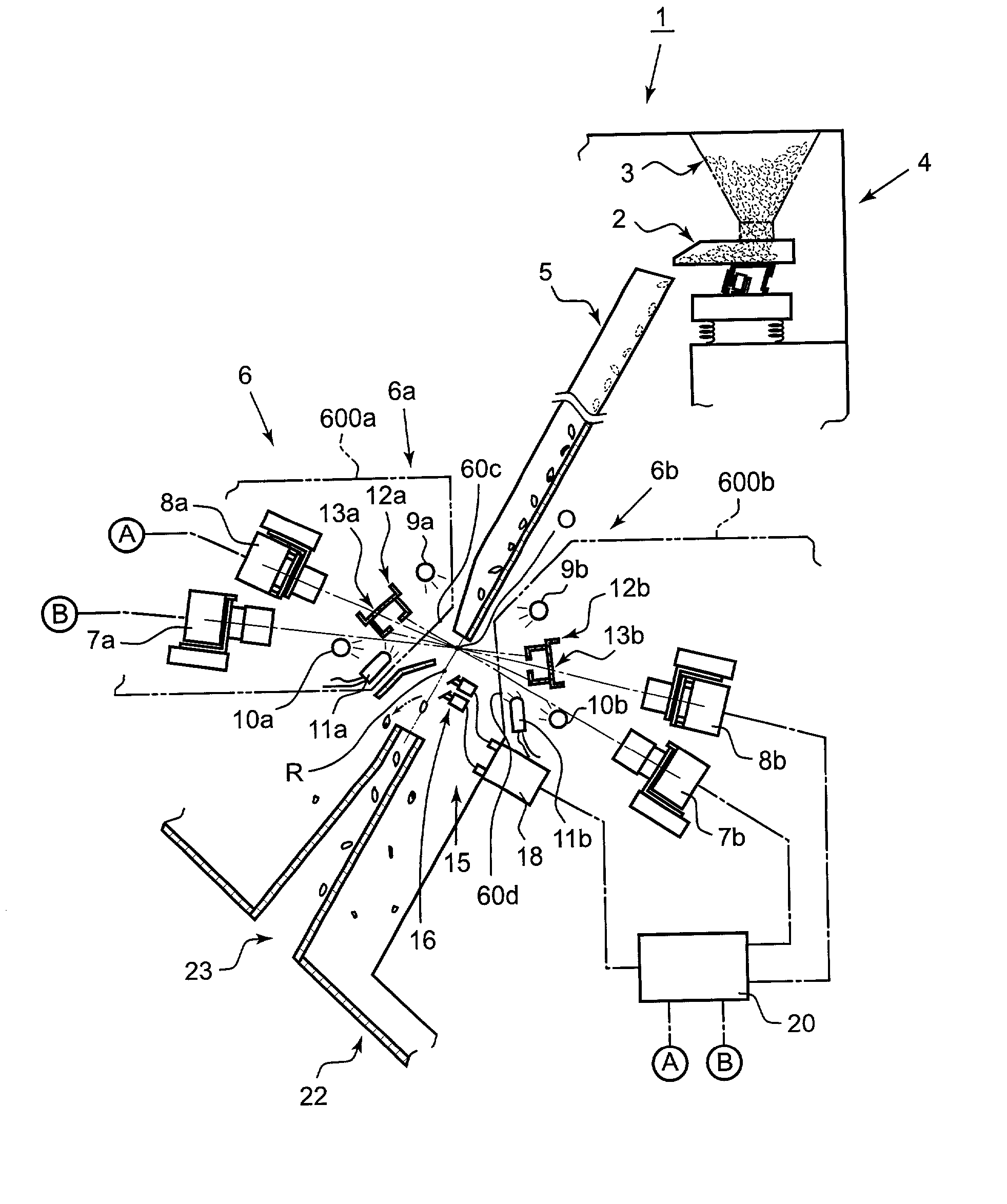 Granular objects sorting apparatus