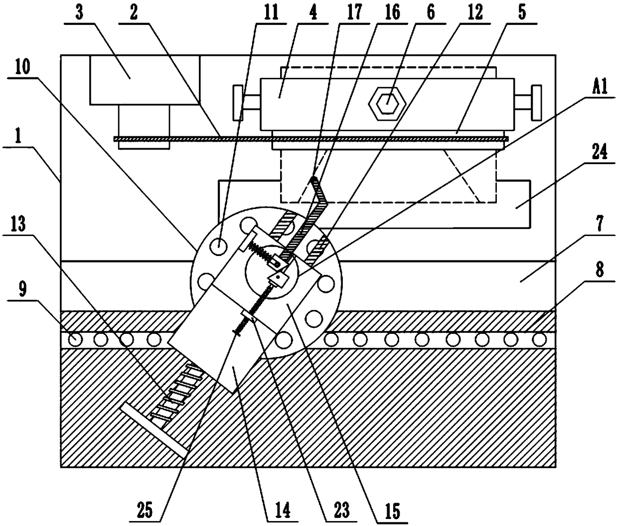 Machining equipment for automobile fittings