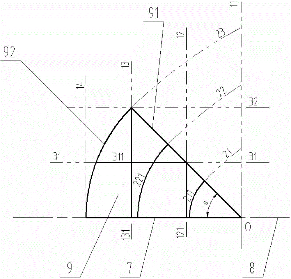 Hull without stern cover and unbalanced rudder blade