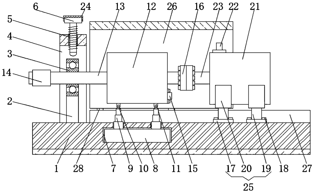 Coupling fault simulation platform of electric automobile range extender