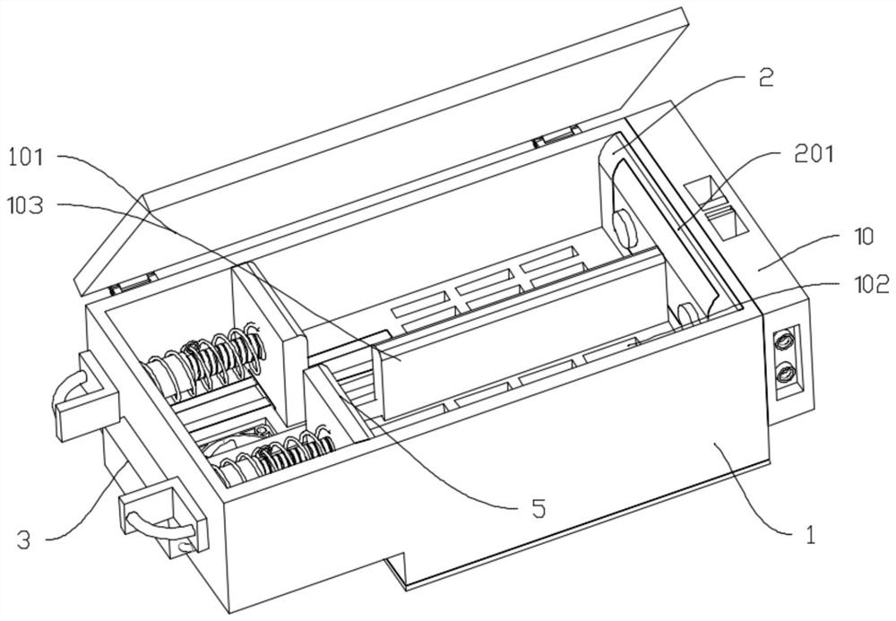 Battery adaption device for handheld LED lighting lamp