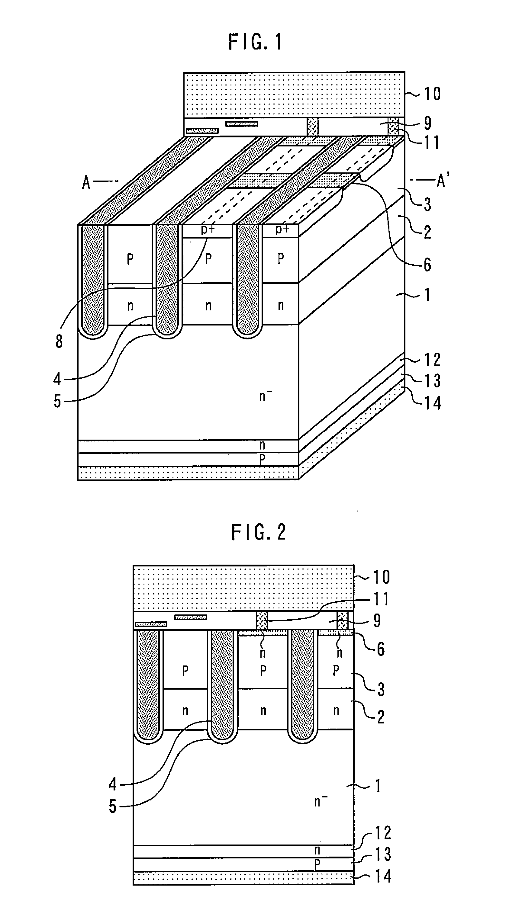 Vertical trench IGBT and method for manufacturing the same