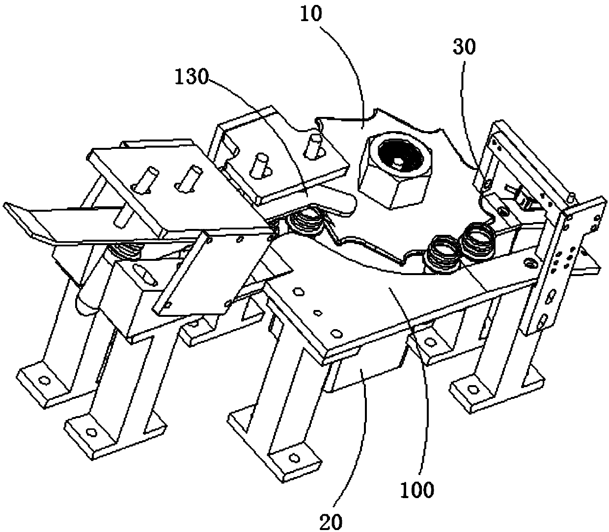 Bottle blank counting device