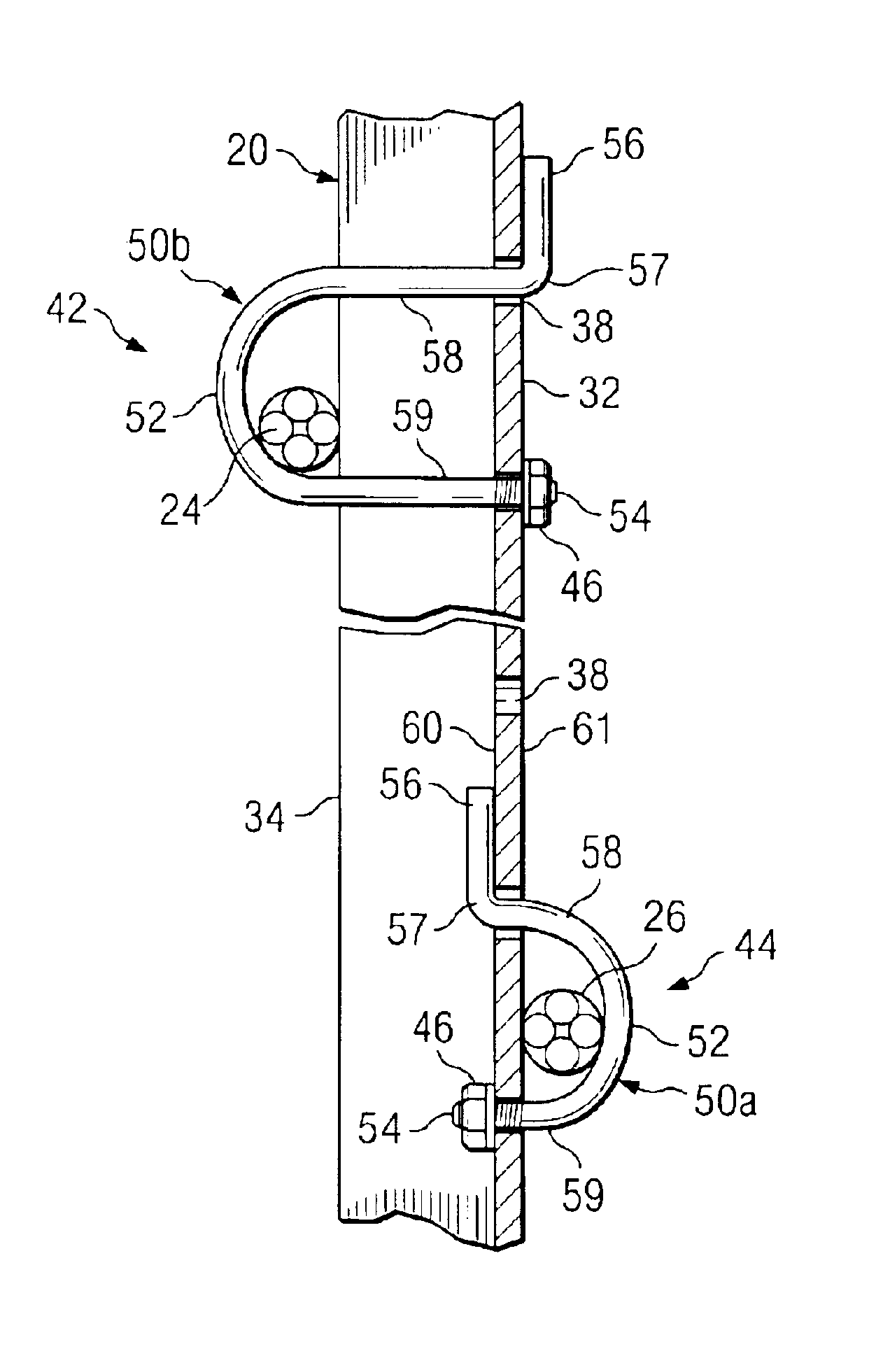 Locking hook bolt and method for using same