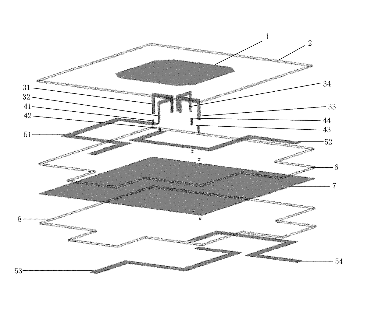 Dual-frequency dual-polarized base station antenna for parallel dual feeding