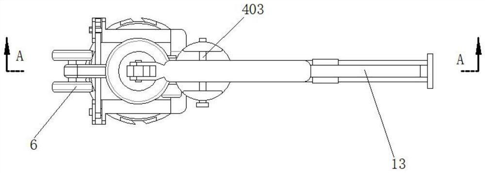 Fixed column type cantilever crane having ingenious folding and storing functions