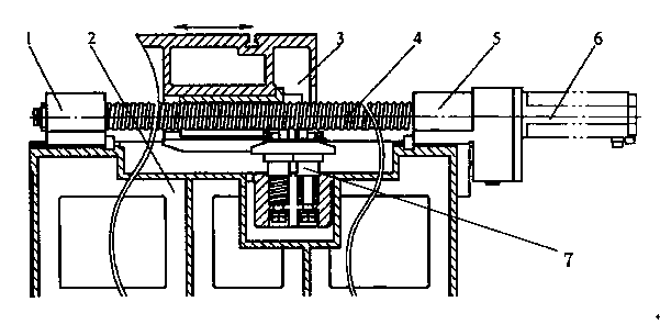 Ball screw support device