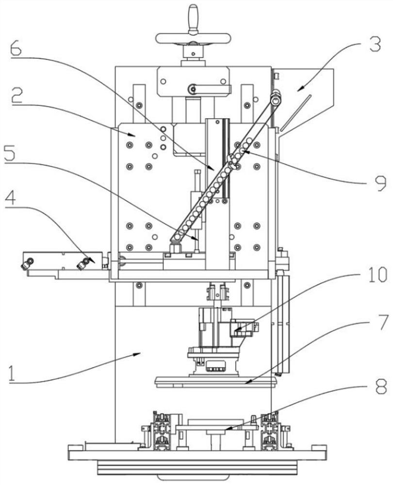 Automatic assembling device for starter steel balls