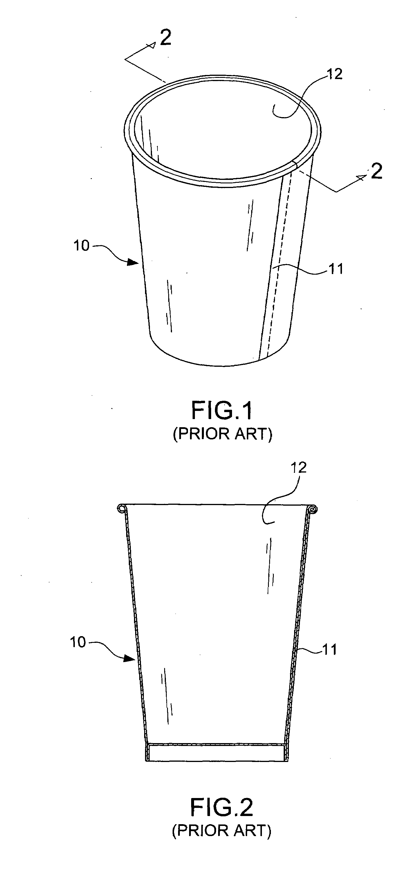 Integral heat-resisting structure of a disposable drinking cup