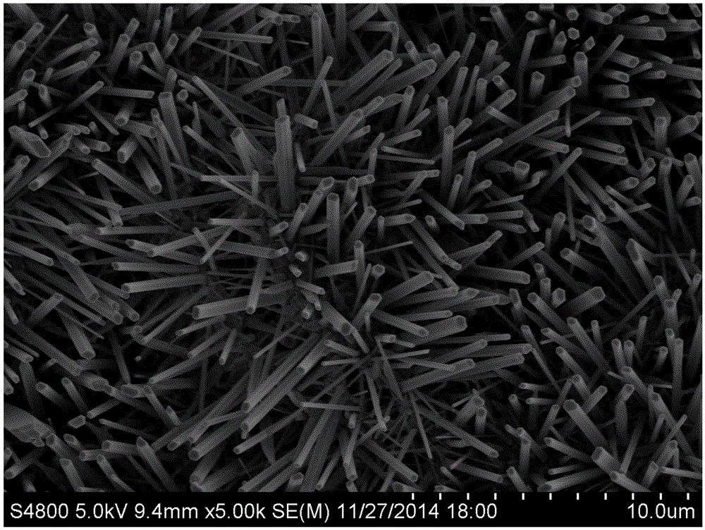 Preparation method of CdS/ZnO core-shell-structure nanowires