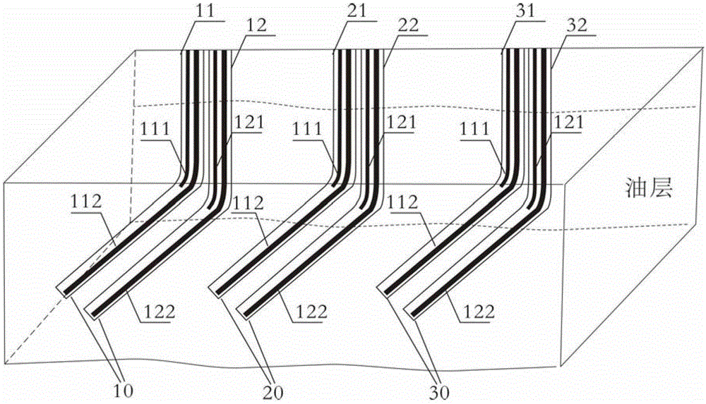 Fire-flooding exploitation method used in later period of steam assisted gravity drainage (SAGD) of heavy oil reservoir